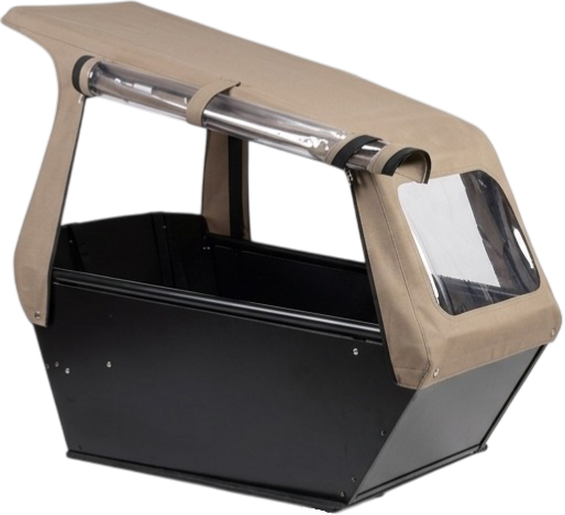 BAKFIETS.NL Wetterzelt Space für Cargo lang 